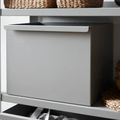 Aufbewahrung für Regaleinheit, HDRack, Grau