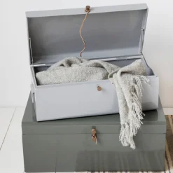 Aufbewahrung, Metal, Grau/Grün