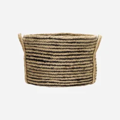 Aufbewahrungskorb, HDDungi, Schwarz;Natur