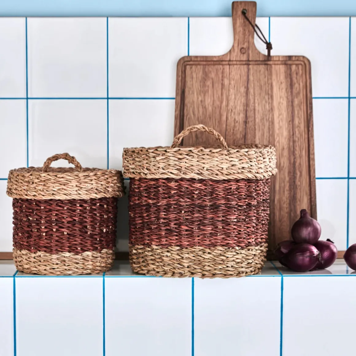 Aufbewahrungskörbe, HDRangi, Braun