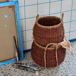 Aufbewahrungskörbe, HDRangi, Braun