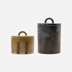 Aufbewahrungsschachteln, HDTallic, Schwarz;Braun;Sand