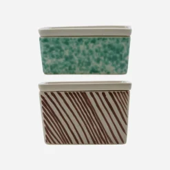 Aufbewahrungsschachteln, HDDiva, Grün;Braun