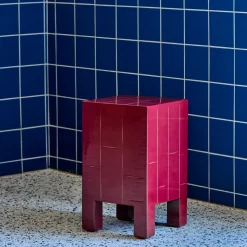 Beistelltisch, HDBrick, Rot