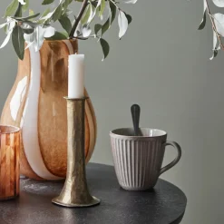 Candle holder, HDTicca, Antique gold