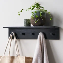Coat rack, HDSate, Black