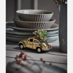 Dekoration, HDXmas car, Gold