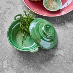 Glas m. Deckel, HDDiva, Grün