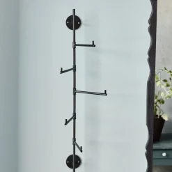 Hakenleiste, HDFlex, Schwarz