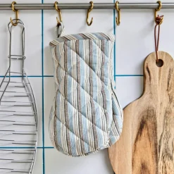 Küchenhandschuh, HDChef, Blau;Sand