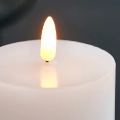 Kerze, LED, Weiß