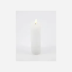 Kerze, LED, Weiß