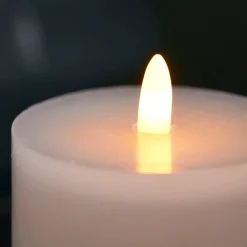 Kerze, LED, Weiß