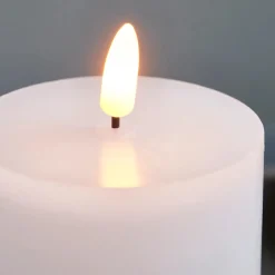 Kerze, LED, Weiß