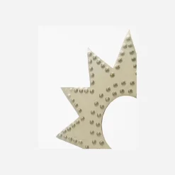 Kerzenringe, HDRing, Antikes Champagner-Silber-Finish