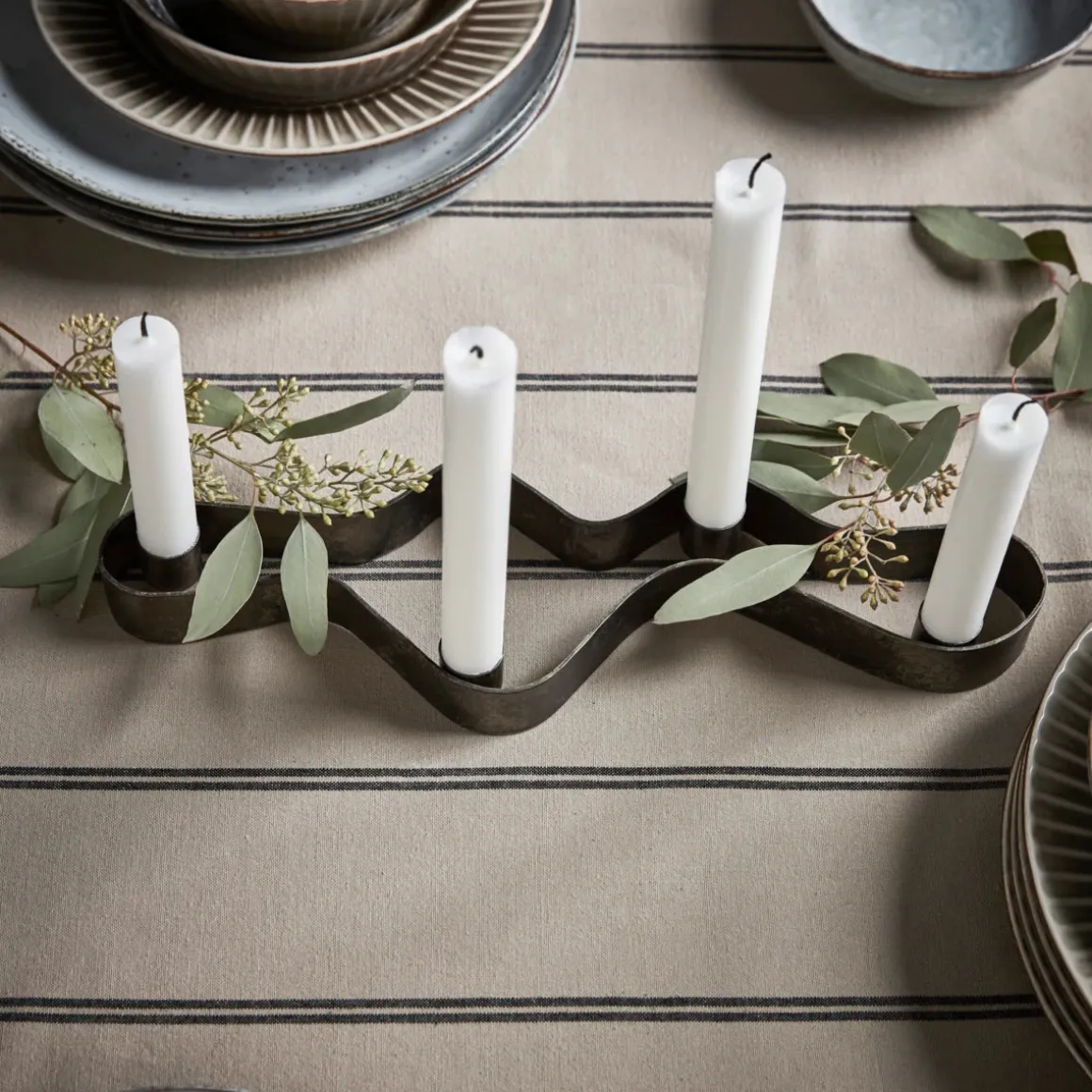 Kerzenständer, HDFlood, Antikes Braun