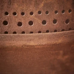 Kerzenständer, HDKutu, Rot gebrannt