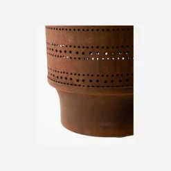 Kerzenständer, HDKutu, Rot gebrannt