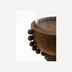 Kerzenständer, HDManet, Rot gebrannt