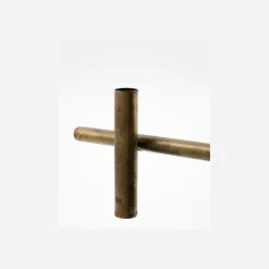 Kerzenständer, HDMaxi80, Antikes Messing-Finish