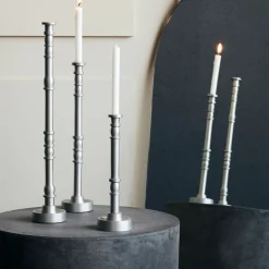 Kerzenständer, Jersey, Silber oxidiert