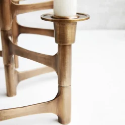 Kerzenständer mit 6 Armen, Move, Messing