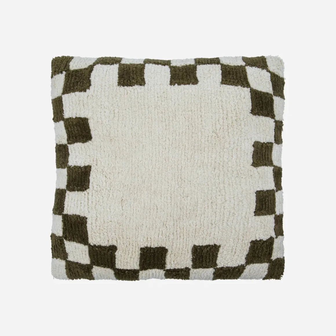 Kissenbezug, HDChess, Grün;Off-White