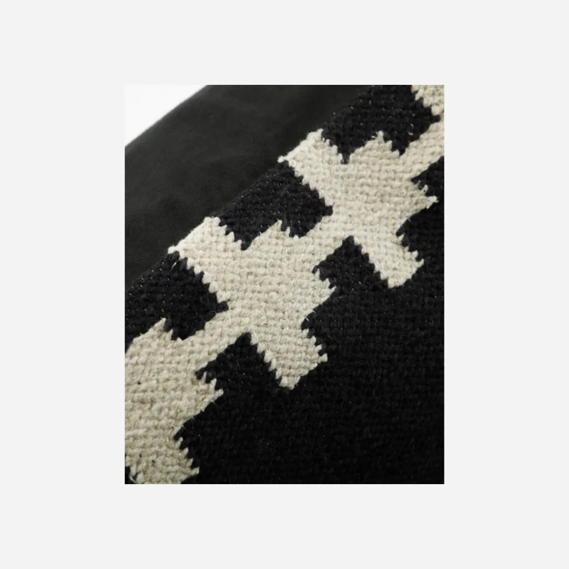 Kissenbezug, HDWulo, Schwarz/Off-Weiß