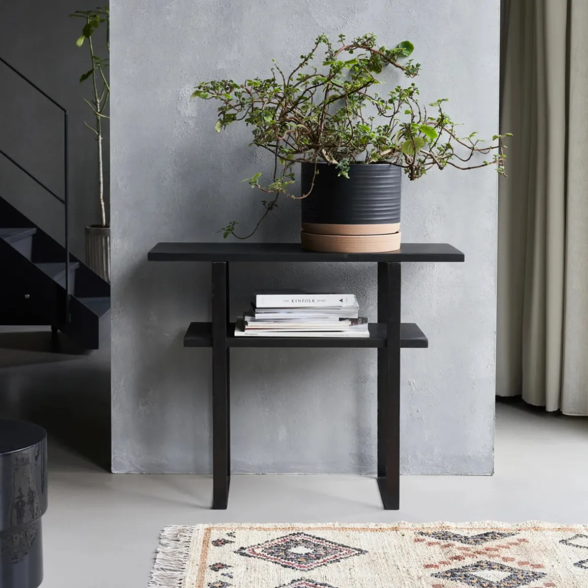 Konsolentisch, HDWoda, Schwarz