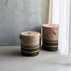 Korb m. Deckel, HDLaundry, Army