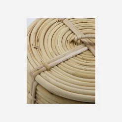 Korb mit Deckel, HDRound, Natur