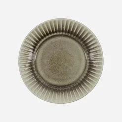 Kuchenteller, HDPleat, Grau/braun