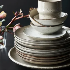 Kuchenteller, Lake, Grau