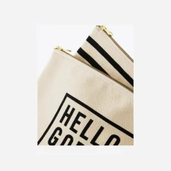 Kupplung, HDCanva, Schwarz;Off-White