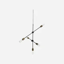 Lampe, Molecular, Schwarz/Messing