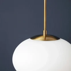 Lampe, Opal, Weiß