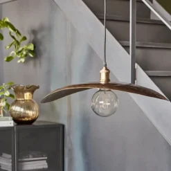 Lampenschirm, HDHatt, Antikmessing