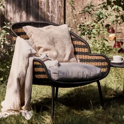 Lounge-Sessel, HDHapur, Natur;Schwarz