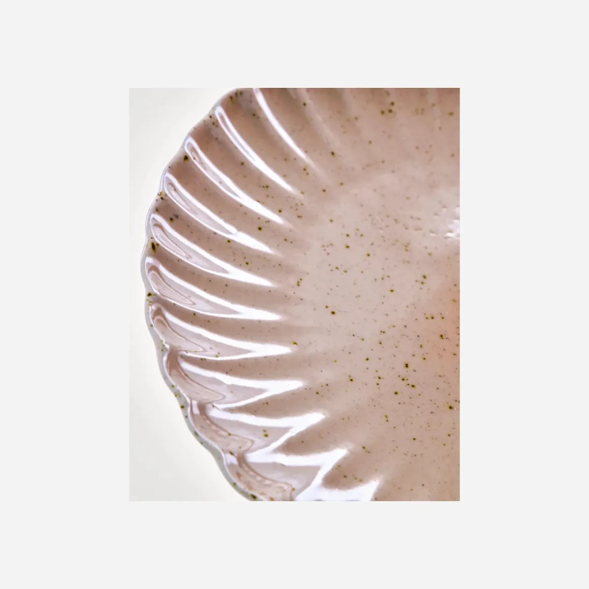 Mittags-/Kuchenteller, HDScallop, Rose