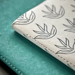 Notizbuch, HDDraw, White/Turqouise/Green