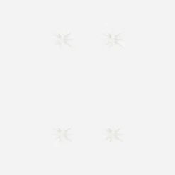 Ornamente, HDSpike, Weiß mit funkeln