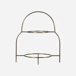 Plate stand, HDSana, Antique brass finish