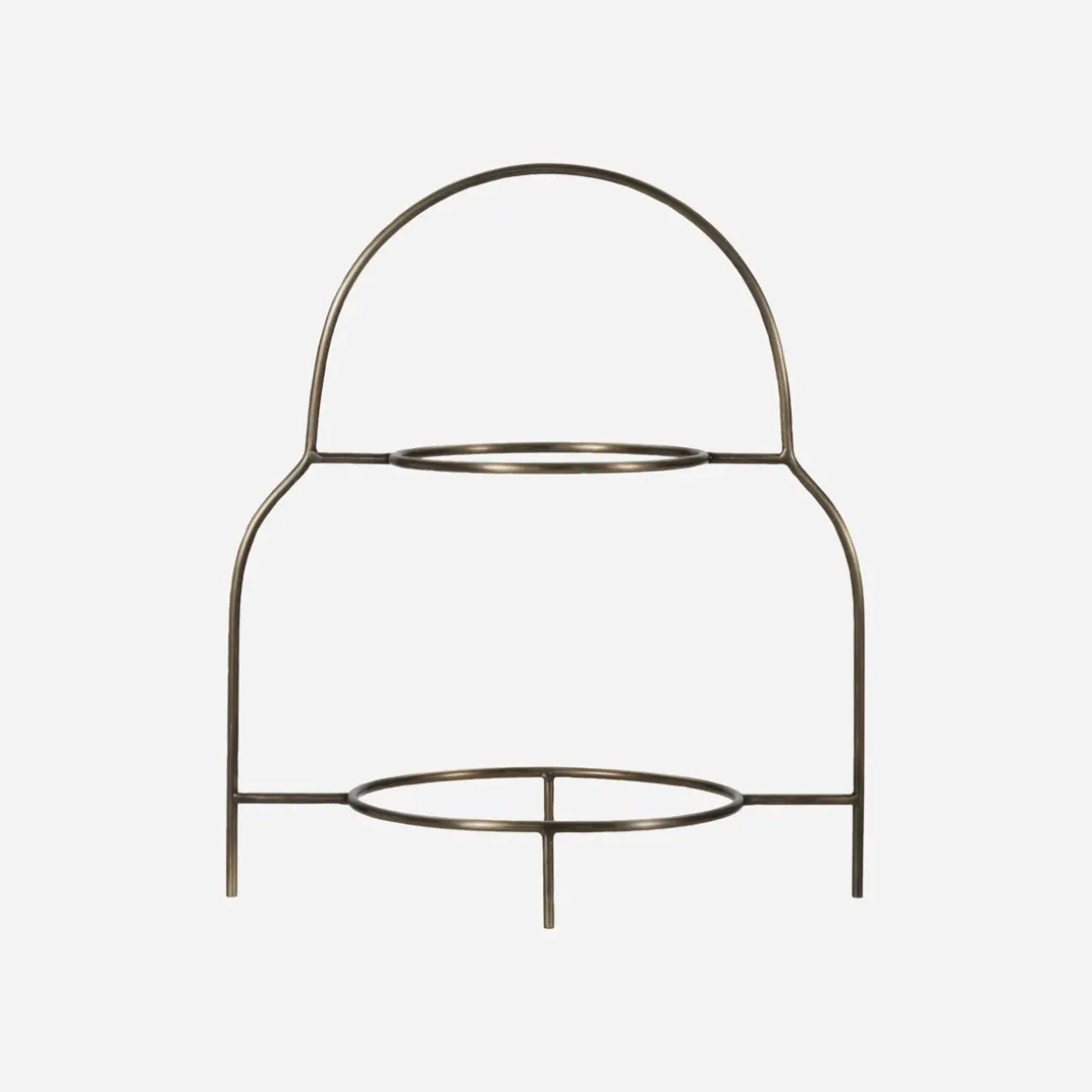 Plate stand, HDSana, Antique brass finish