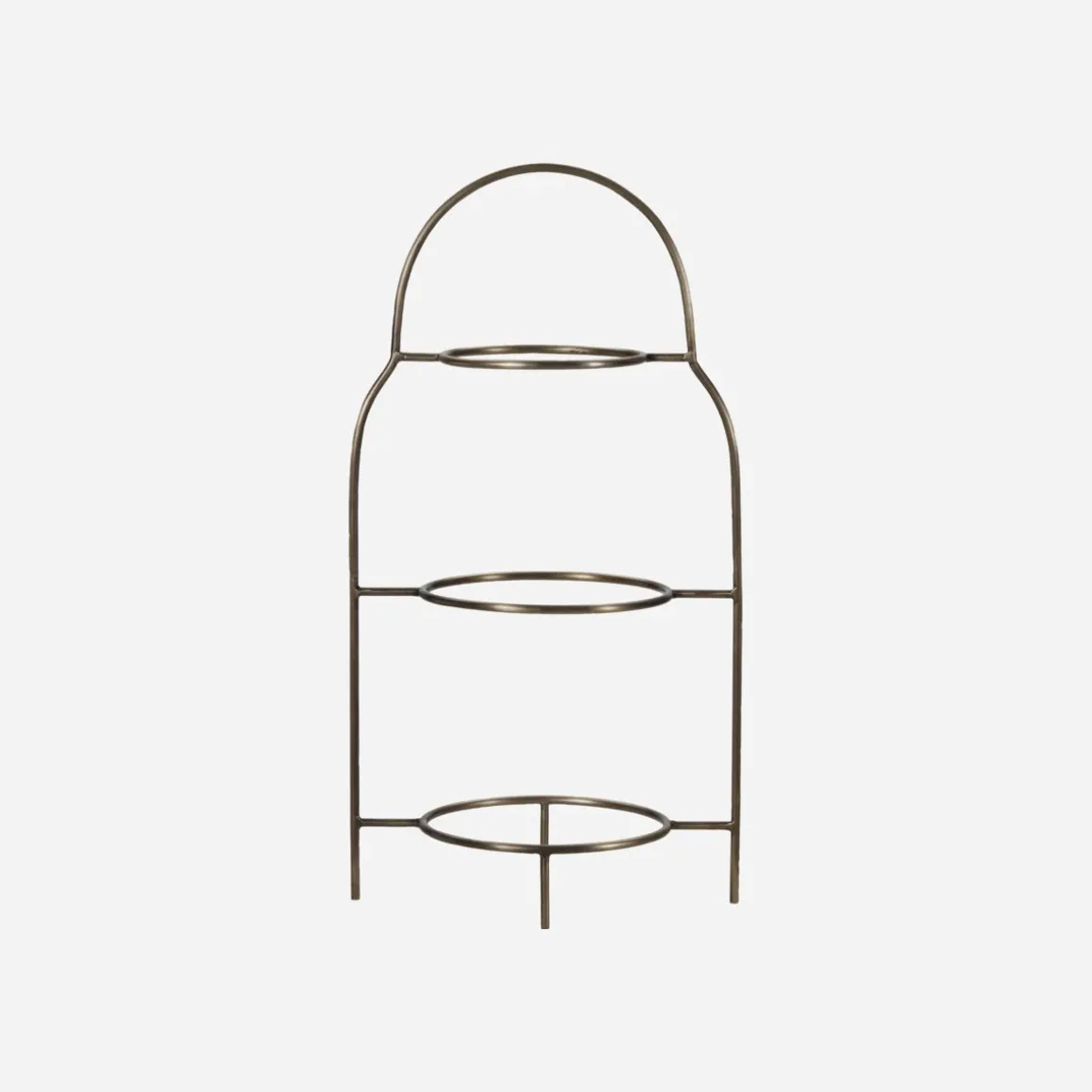 Plate stand, HDSana, Antique brass finish