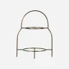 Plate stand, HDSana, Antique brass finish