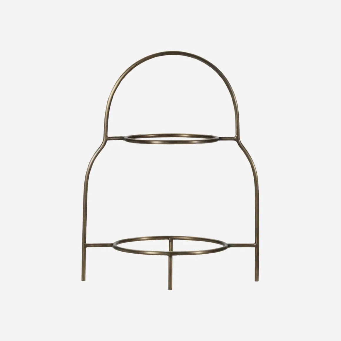 Plate stand, HDSana, Antique brass finish