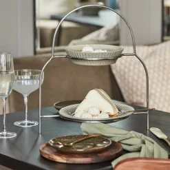 Plate stand, HDSana, Silver finish