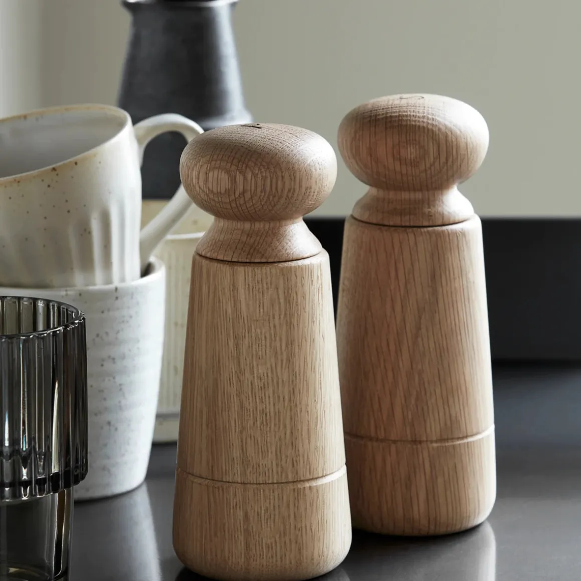 Salz- und Pfeffermühle, Wardha, Eiche