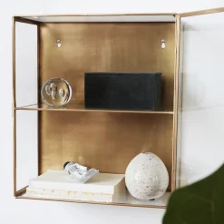 Schrank, HDGlass, Messing