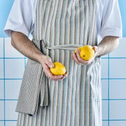 Schürze, HDCook, Blau;Sand